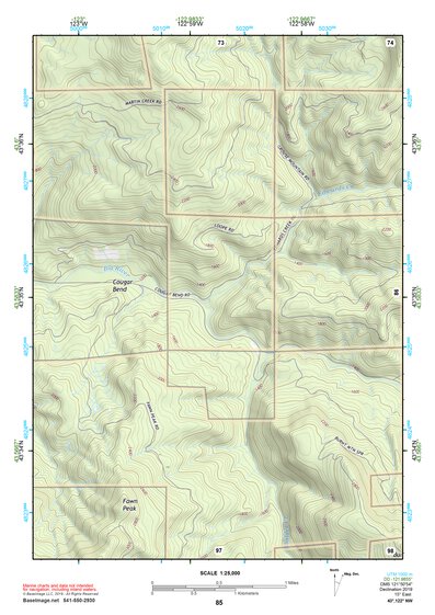 43122NW Page 85 Oakridge Topo Preview 1