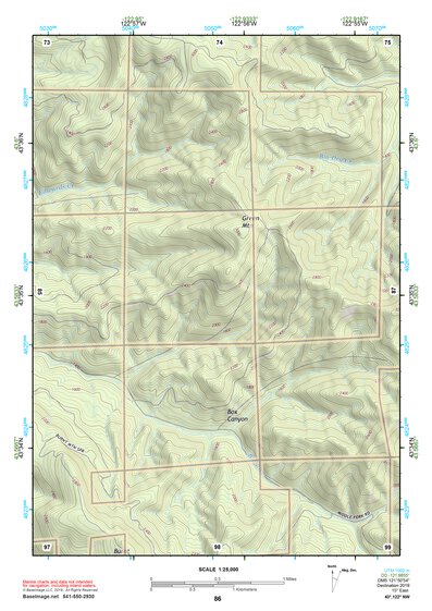 43122NW Page 86 Oakridge Topo Preview 1
