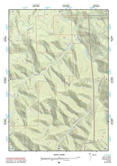43122NW Page 90 Oakridge Topo Preview 1