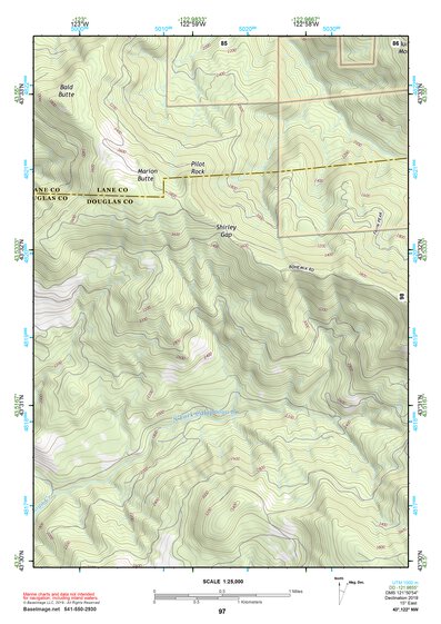 43122NW Page 97 Oakridge Topo Preview 1