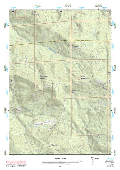 43122NW Page 98 Oakridge Topo Preview 1