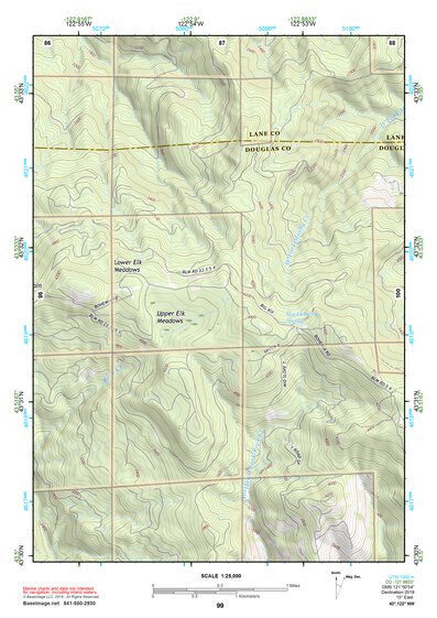 43122NW Page 99 Oakridge Topo Preview 1