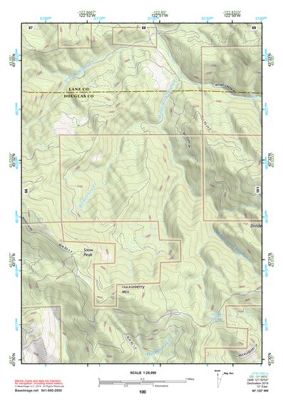 43122NW Page 100 Oakridge Topo Preview 1