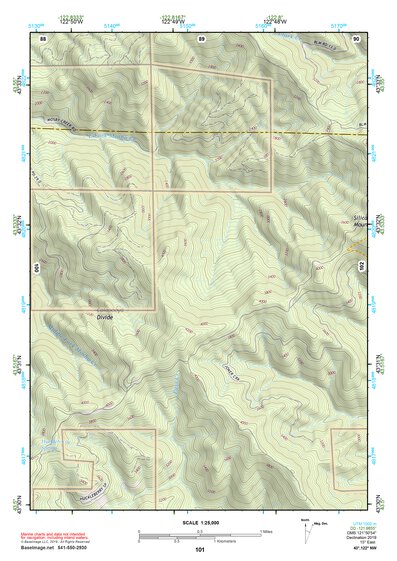 43122NW Page 101 Oakridge Topo Preview 1