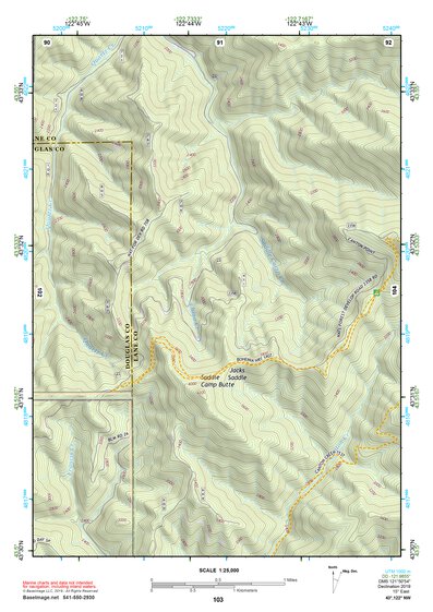 43122NW Page 103 Oakridge Topo Preview 1