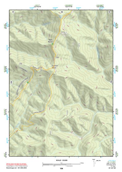 43122NW Page 104 Oakridge Topo Preview 1