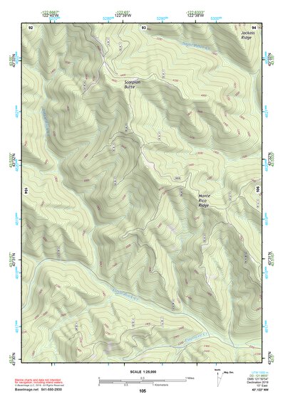 43122NW Page 105 Oakridge Topo Preview 1