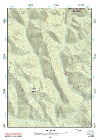 43122NW Page 106 Oakridge Topo Preview 1