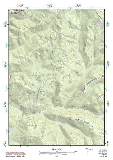 43122NW Page 107 Oakridge Topo Preview 1