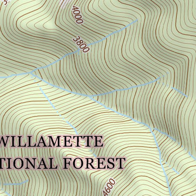 43122SE Page 3 Diamond Lake Topo Preview 3