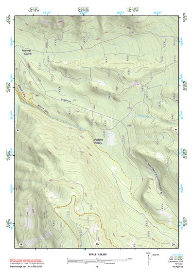 43122SE Page 7 Diamond Lake Topo Preview 1