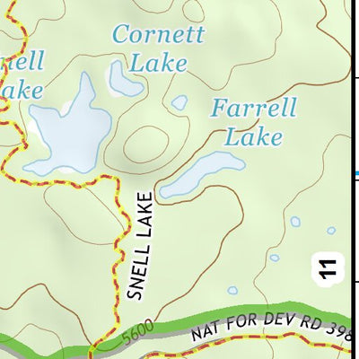 43122SE Page 10 Diamond Lake Topo Preview 3