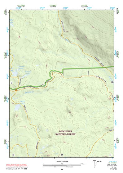 43122SE Page 11 Diamond Lake Topo Preview 1