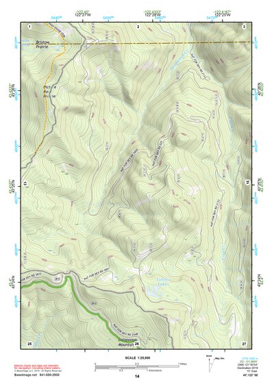 43122SE Page 14 Diamond Lake Topo Preview 1