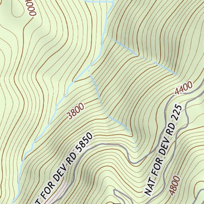 43122SE Page 14 Diamond Lake Topo Preview 3