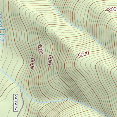 43122SE Page 15 Diamond Lake Topo Preview 3