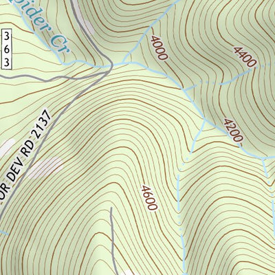 43122SE Page 17 Diamond Lake Topo Preview 3