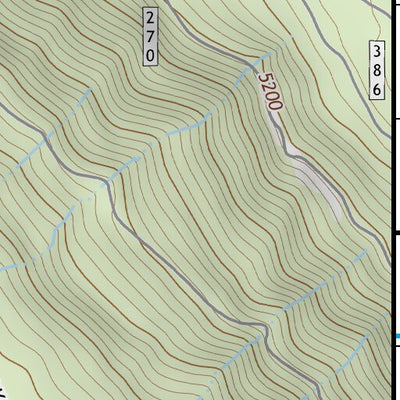 43122SE Page 20 Diamond Lake Topo Preview 3