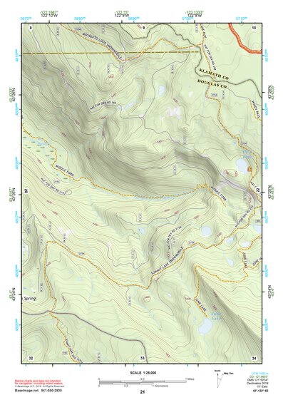 43122SE Page 21 Diamond Lake Topo Preview 1