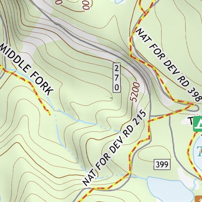 43122SE Page 22 Diamond Lake Topo Preview 3