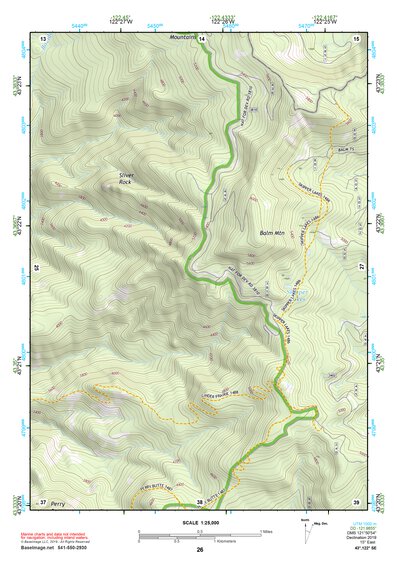 43122SE Page 26 Diamond Lake Topo Preview 1