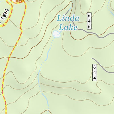 43122SE Page 34 Diamond Lake Topo Preview 2
