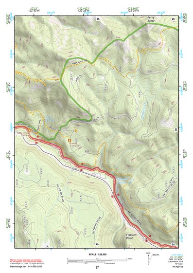 43122SE Page 37 Diamond Lake Topo Preview 1