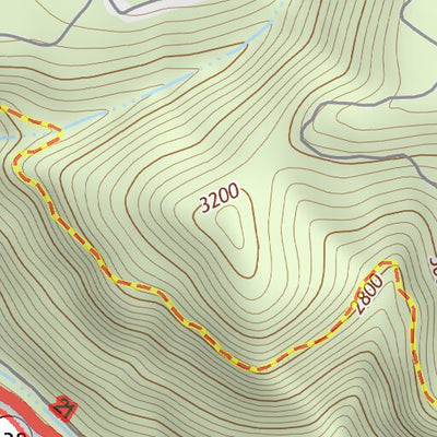 43122SE Page 38 Diamond Lake Topo Preview 3