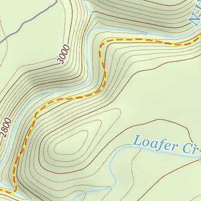 43122SE Page 40 Diamond Lake Topo Preview 2