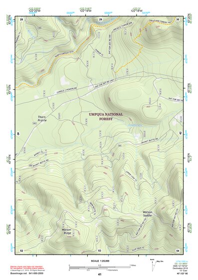43122SE Page 41 Diamond Lake Topo Preview 1