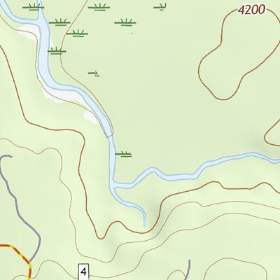 43122SE Page 45 Diamond Lake Topo Preview 2