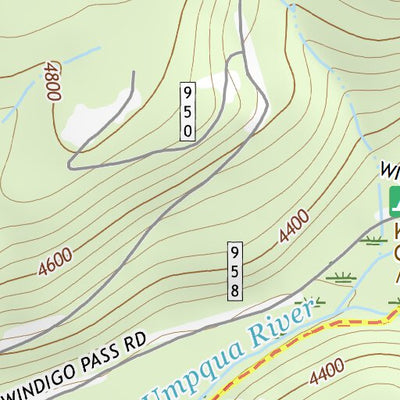 43122SE Page 46 Diamond Lake Topo Preview 3