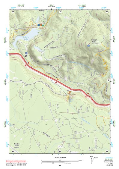 43122SE Page 51 Diamond Lake Topo Preview 1