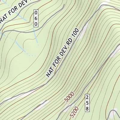 43122SE Page 53 Diamond Lake Topo Preview 3