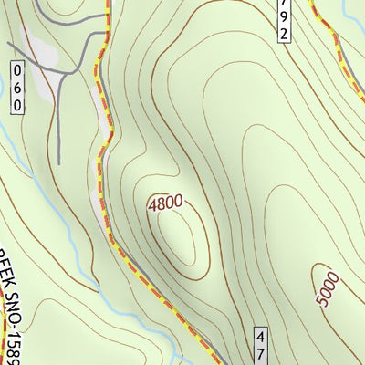 43122SE Page 57 Diamond Lake Topo Preview 3