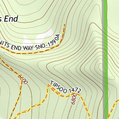 43122SE Page 59 Diamond Lake Topo Preview 3