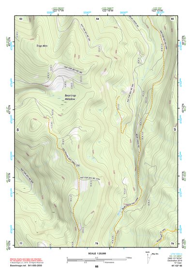 43122SE Page 66 Diamond Lake Topo Preview 1