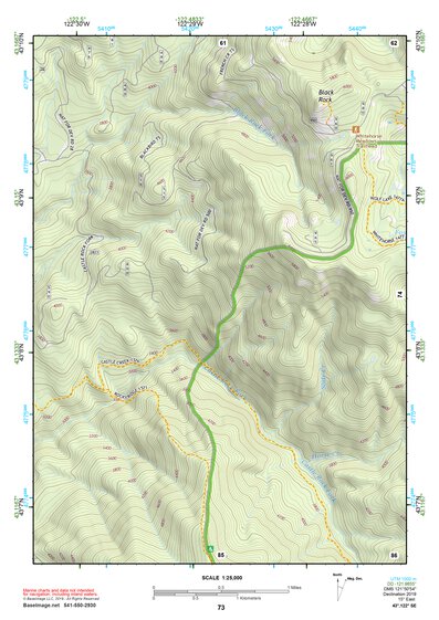 43122SE Page 73 Diamond Lake Topo Preview 1