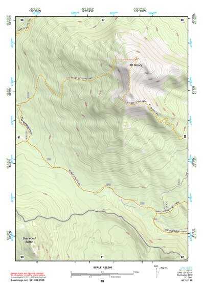 43122SE Page 79 Diamond Lake Topo Preview 1