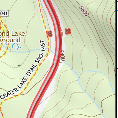43122SE Page 81 Diamond Lake Topo Preview 3