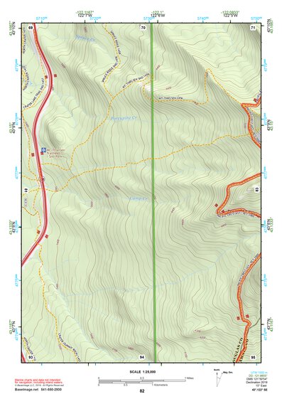 43122SE Page 82 Diamond Lake Topo Preview 1
