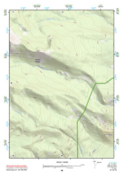 43122SE Page 84 Diamond Lake Topo Preview 1