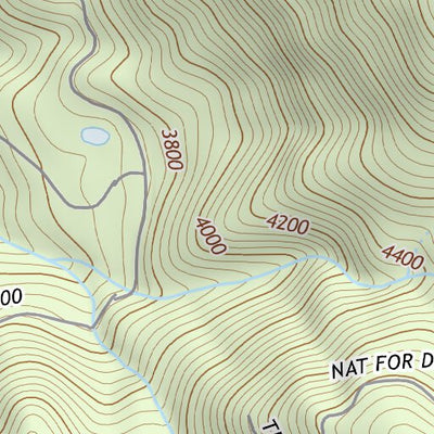 43122SE Page 85 Diamond Lake Topo Preview 3