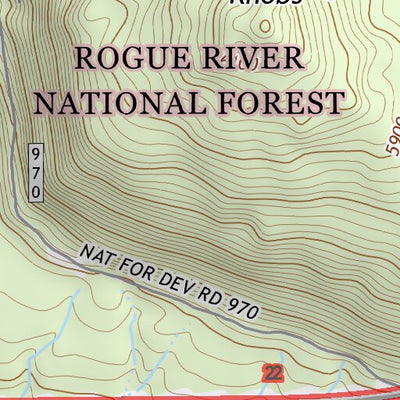 43122SE Page 91 Diamond Lake Topo Preview 3