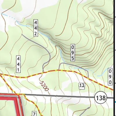 43122SE Page 96 Diamond Lake Topo Preview 3