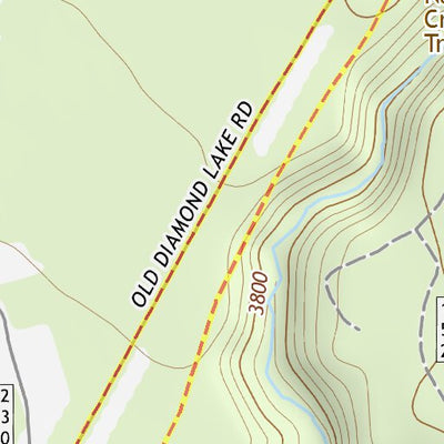 43122SE Page 100 Diamond Lake Topo Preview 2