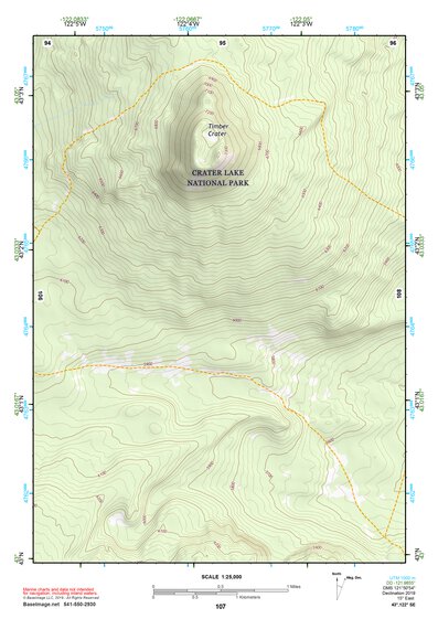 43122SE Page 107 Diamond Lake Topo Preview 1
