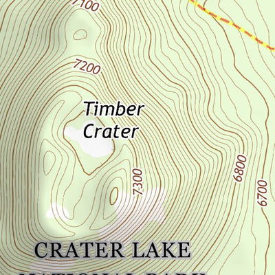 43122SE Page 107 Diamond Lake Topo Preview 3