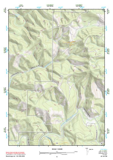 43123SW Page 1 Roseburg Topo Preview 1