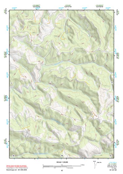 43123SW Page 4 Roseburg Topo Preview 1